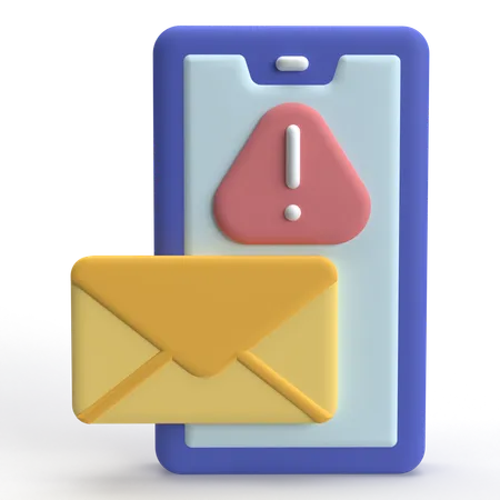 Mail Alert  3D Icon