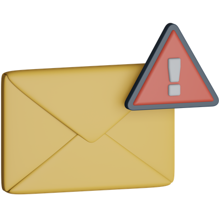 Mail Alert  3D Icon