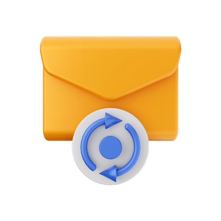 Mail Backup 3D Illustration