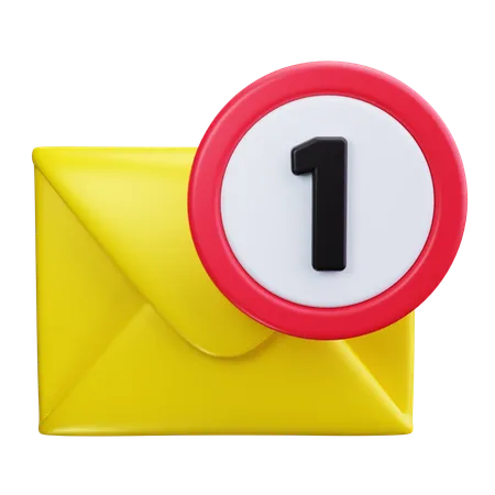 E-Mail-Benachrichtigung  3D Icon