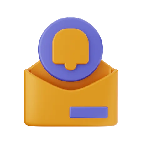 E-Mail-Benachrichtigung  3D Icon