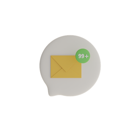 E-Mail-Benachrichtigung  3D Icon