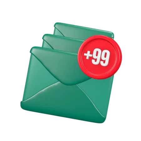 E-Mail-Benachrichtigung  3D Icon