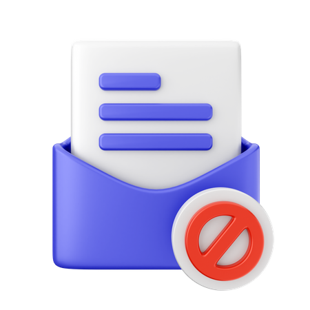 Mailblock  3D Icon