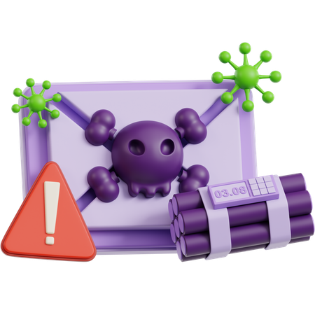Bombe postale  3D Icon