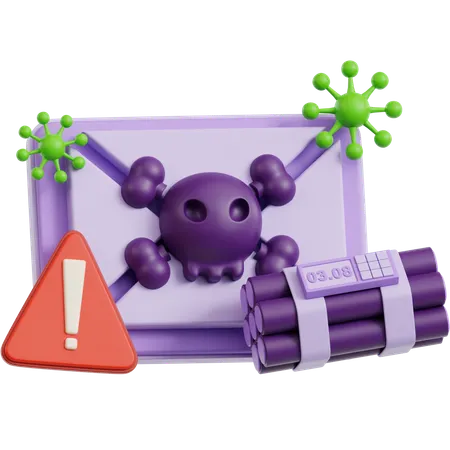 Bombe postale  3D Icon