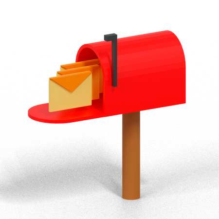 Mail Box 3D Icon