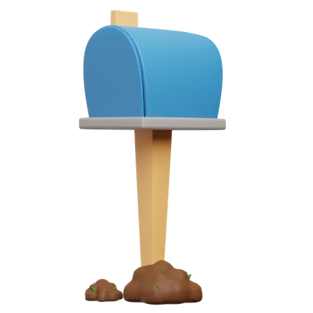 Mailbox Of Gardener 3D Icon