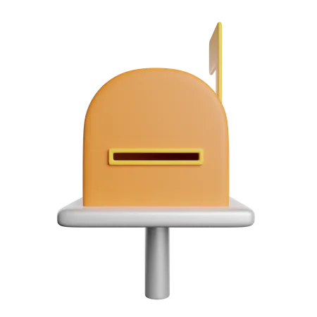 Mail Box Post Letter 3D Icon