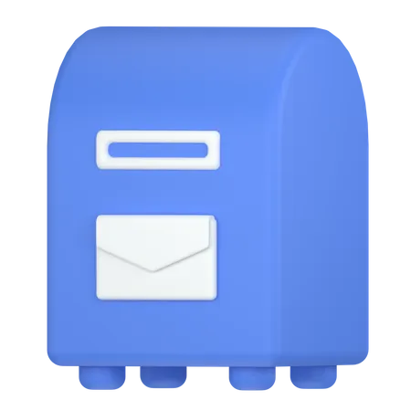 Outdoor Mail Box 3D Icon