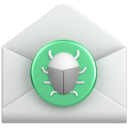 Mail Bug  3D Icon