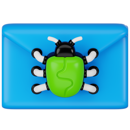 Mail Bug  3D Icon