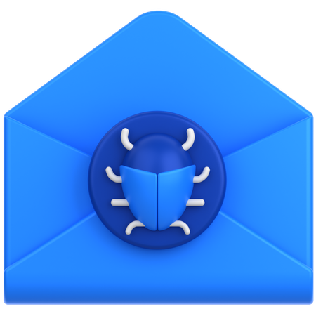 Mail Bug  3D Icon