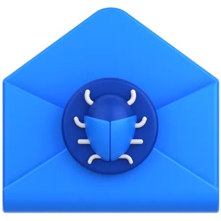 Mail Bug  3D Icon