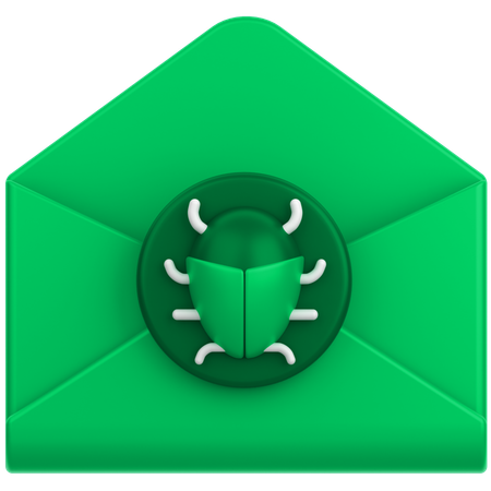 Mail Bug  3D Icon