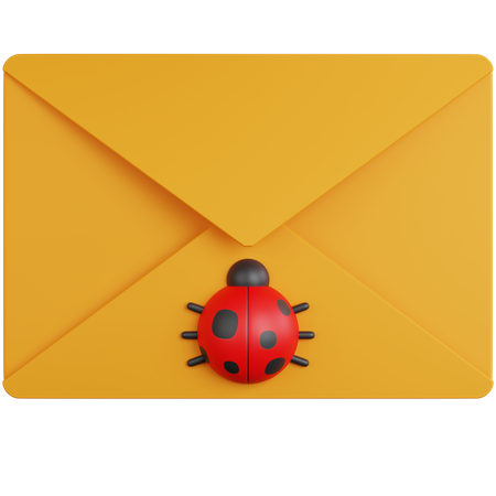 Mail Bug  3D Icon