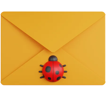 Mail Bug  3D Icon