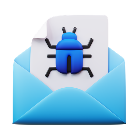 Mail Bug  3D Icon