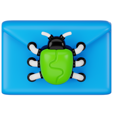 Mail Bug  3D Icon