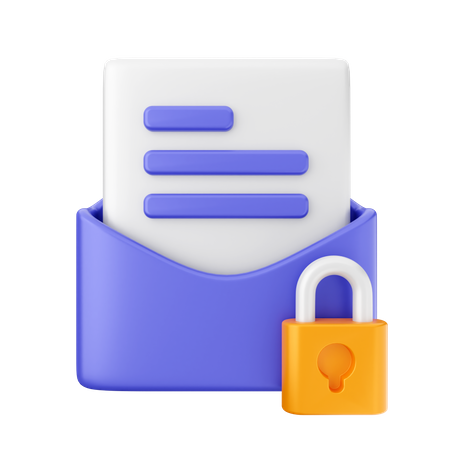 Cadenas de courrier  3D Icon