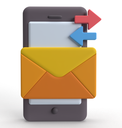 Mail Communication  3D Icon