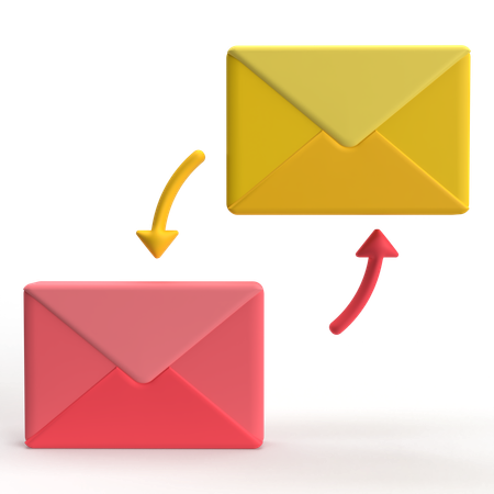 Mail Communication  3D Icon