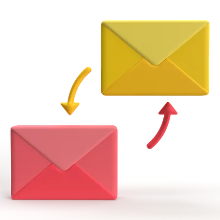 Mail Communication  3D Icon