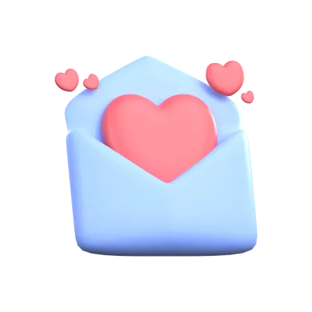 COURRIER D'AMOUR  3D Icon