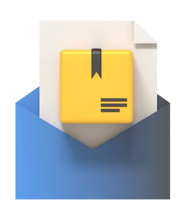 Mail Delivery Service  3D Icon