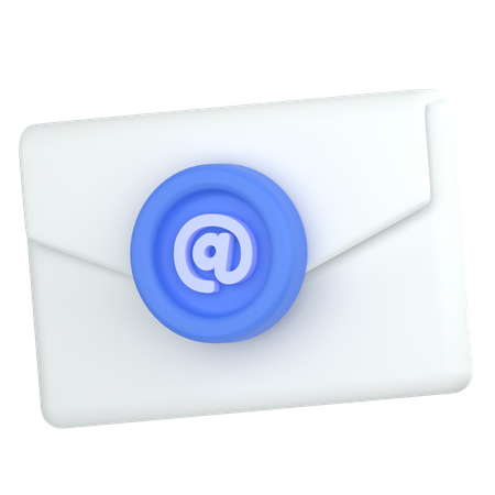 Mail destination  3D Icon