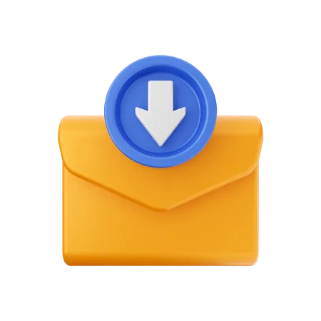 Mail Download  3D Illustration