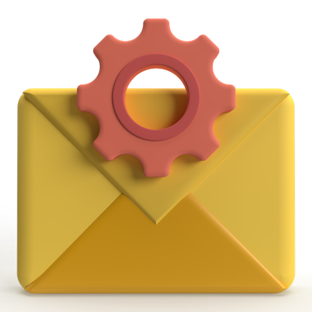 Mail-Einstellungen  3D Icon