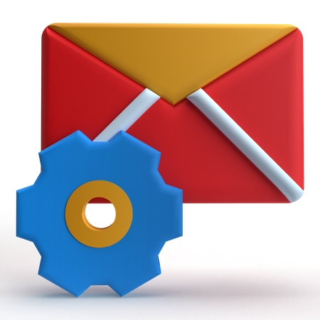 Mail-Einstellungen  3D Icon