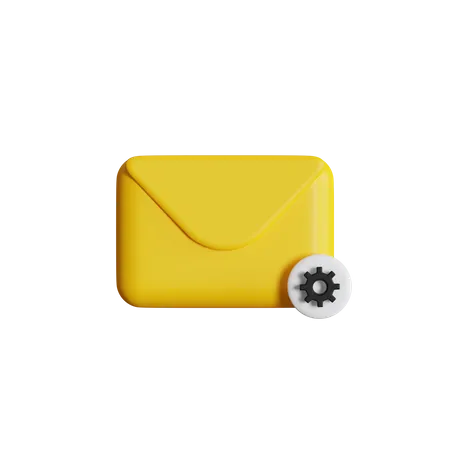 Mail-Einstellungen  3D Icon