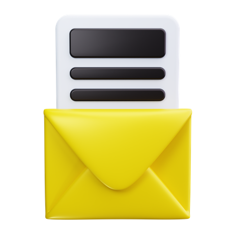 Mail Envelope  3D Icon