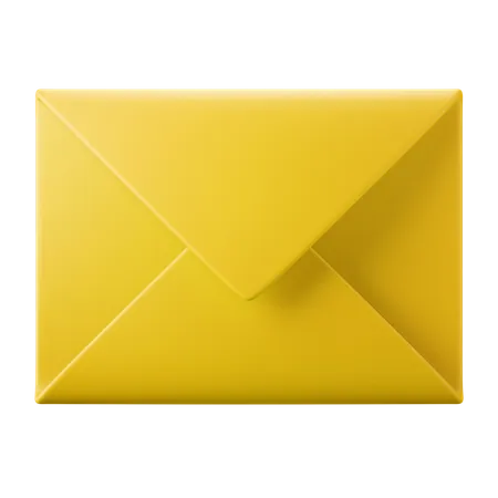 Mail Envelope Cute Minimal 3 D Icon Illustration 3D Icon