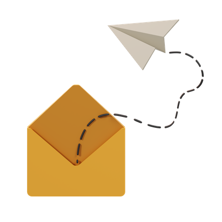 Email envoyé  3D Icon