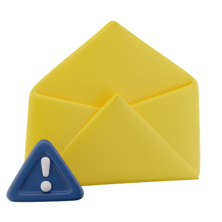 Mail Error  3D Icon
