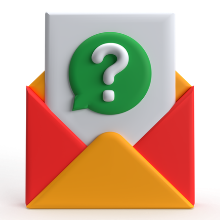Mail FAQ  3D Icon