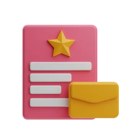 Mailfavorit  3D Icon