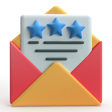 Mail Feedback  3D Icon
