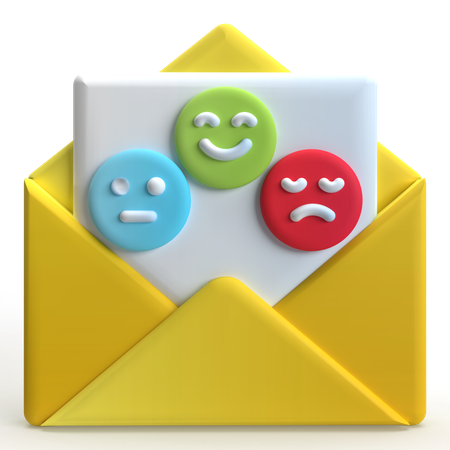 Mail Feedback  3D Icon