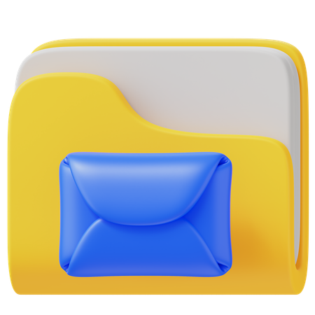 Mail Folder  3D Icon