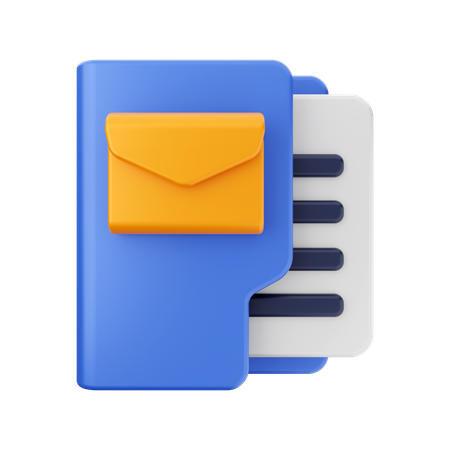 Mail Folder 3D Icon