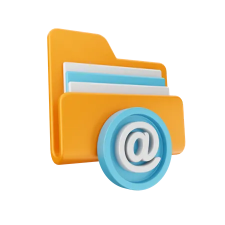 Folder Address  3D Icon