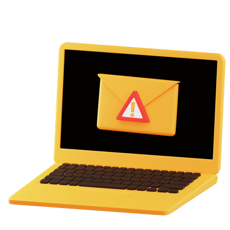 Mail Hacking  3D Icon
