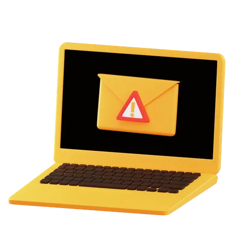 Mail Hacking  3D Icon