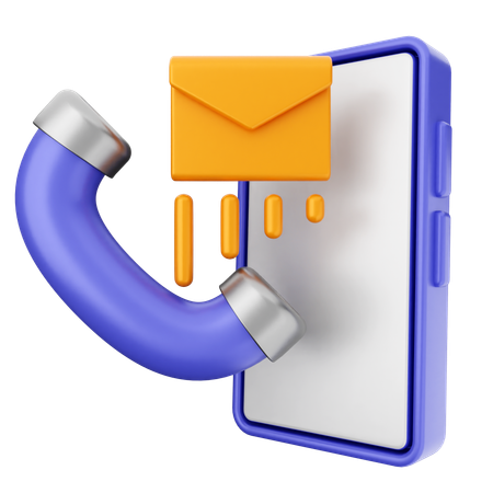 Service d'assistance par courrier électronique  3D Icon