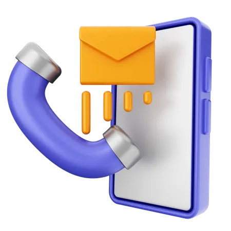 Service d'assistance par courrier électronique  3D Icon