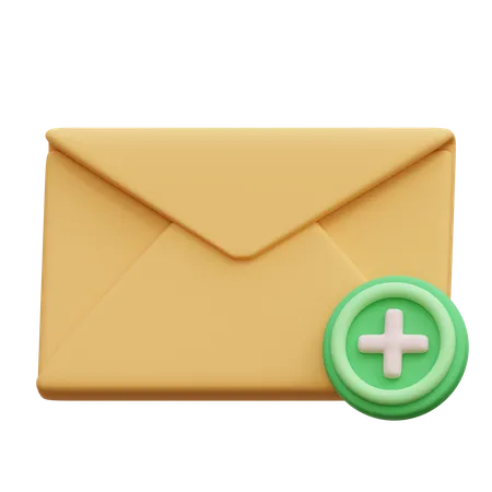 E-Mail hinzufügen  3D Icon